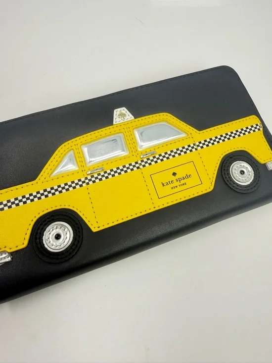 Kate Spade NY Taxi Lacey "Steal the Spotlight" Full Zip-Around Long Wallet RARE! - Picture 5 of 15